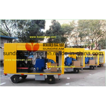 Trailer Mounted Concrete Pump ISO9001 Certified